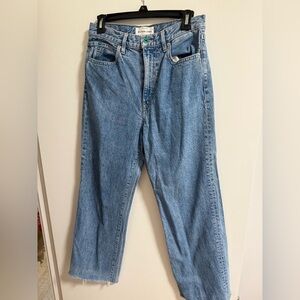 SLVRLAKE Women's High Rise Blue Jeans